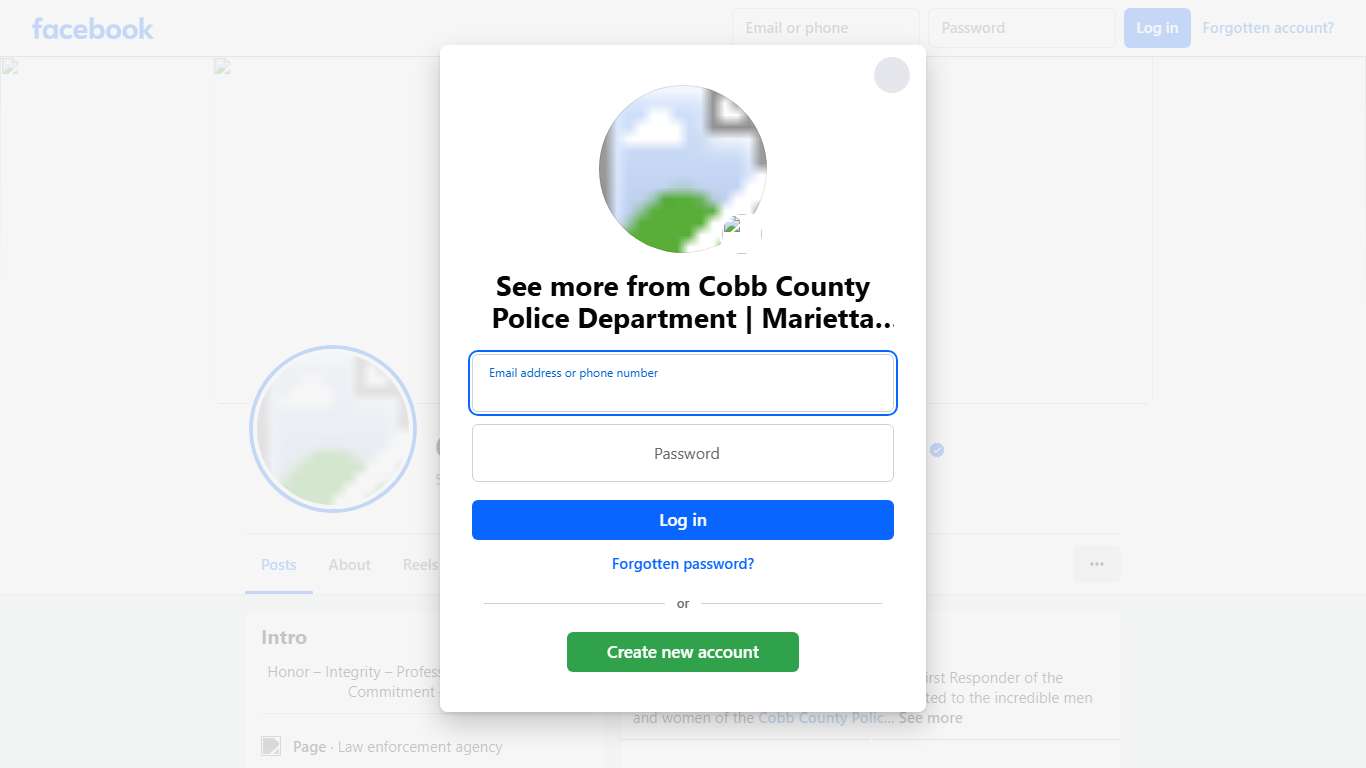 Cobb County Police Department Marietta GA Facebook